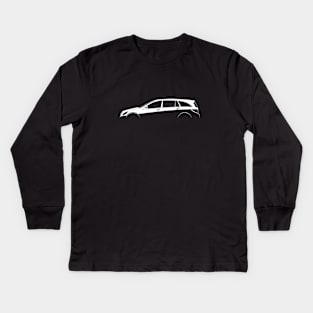 Mercedes-Benz R-Class (W251) Silhouette Kids Long Sleeve T-Shirt